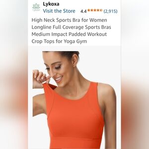 Bundle 4 High Neck Sports Bras